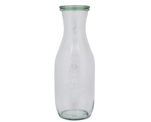 WECK üveg átm. 6,5 cm, mag. 25,5 cm, űrt. 1 l, üveg fedővel Fő kép