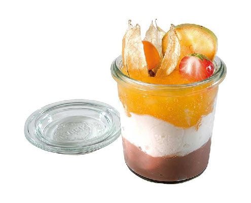 WECK üveg átm. 6 cm, mag. 7 cm, űrt. 14 cl, üveg fedővel Fő kép