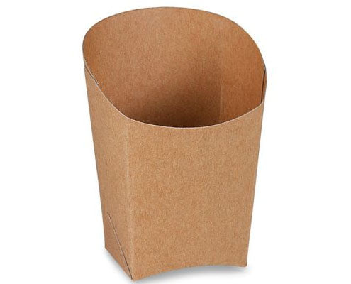 Wrap - sültkrumplis papír pohár barna kraft 240 ml Fő kép