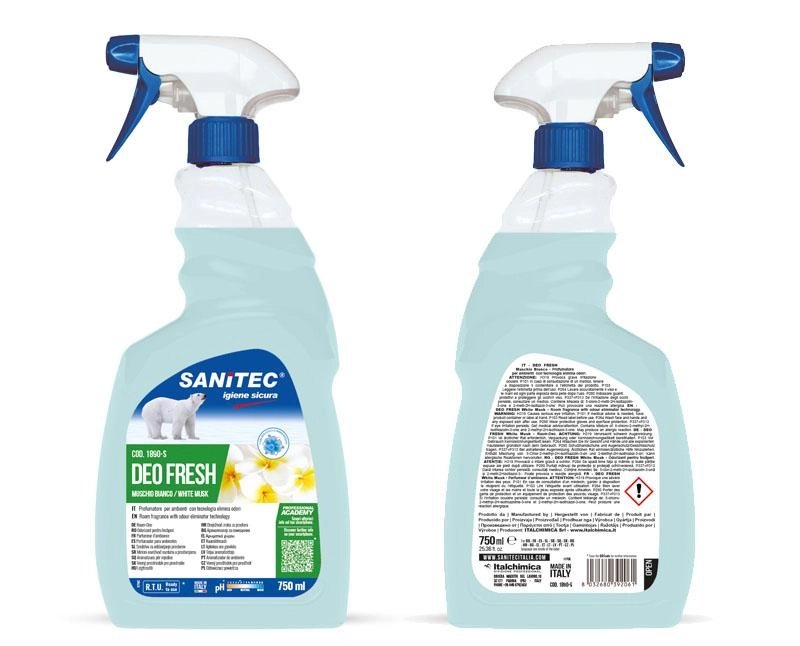 SANITEC DEO FRESH fehér pézsma illatosító 750 ml