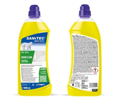 SANITEC IGIENIC FLOOR padozattisztító menta és citrom 1000 ml kép