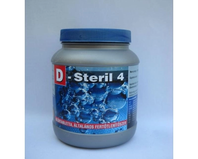 D-Steril 4 klórtabletta - 330 db kép