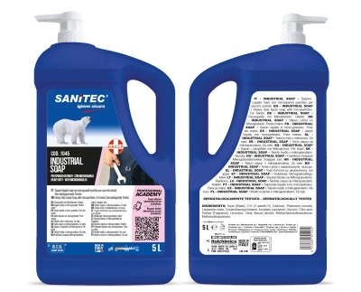 SANITEC LAVAMANI INDUSTRIA GEL kéztisztító gél 4,7kg mikrogranulátumokkal kép