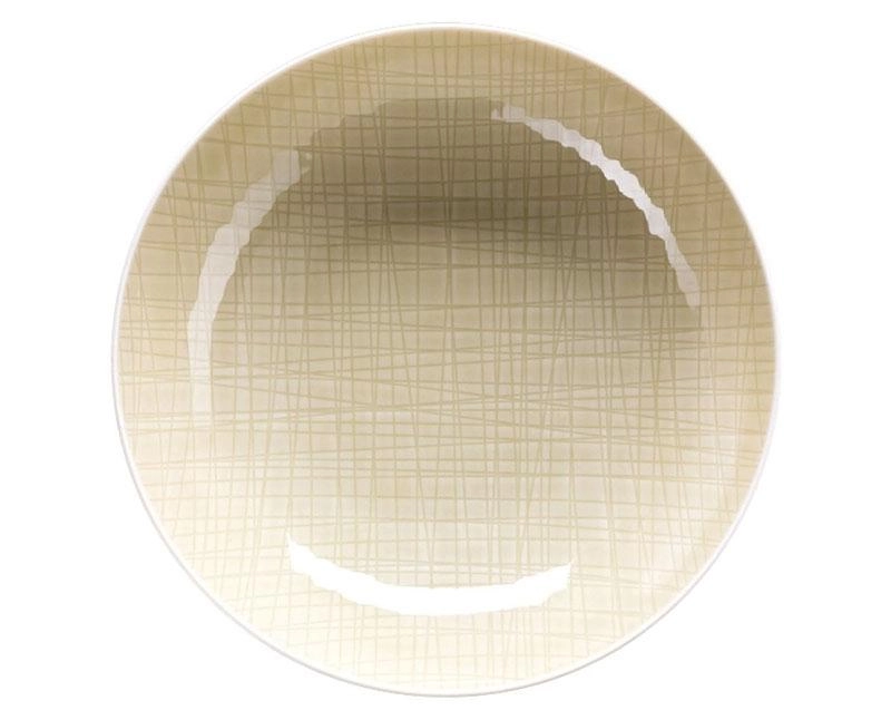 Rosenthal Mesh porcelán mélytányér krém színben - 21 cm