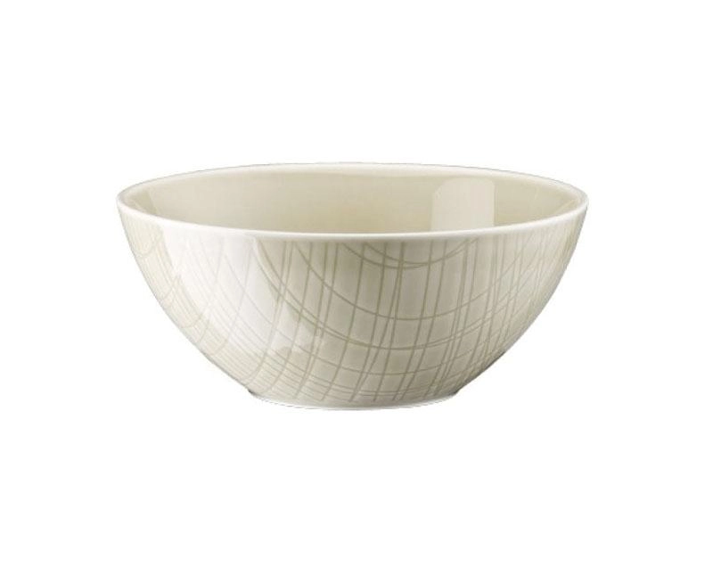 Rosenthal Mesh porcelán müzlis tálka krém színben - 14 cm