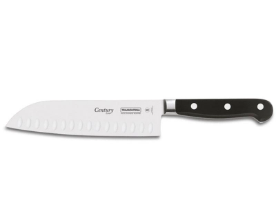 Tramontina Century Santoku kés 18 cm fekete nyéllel kép