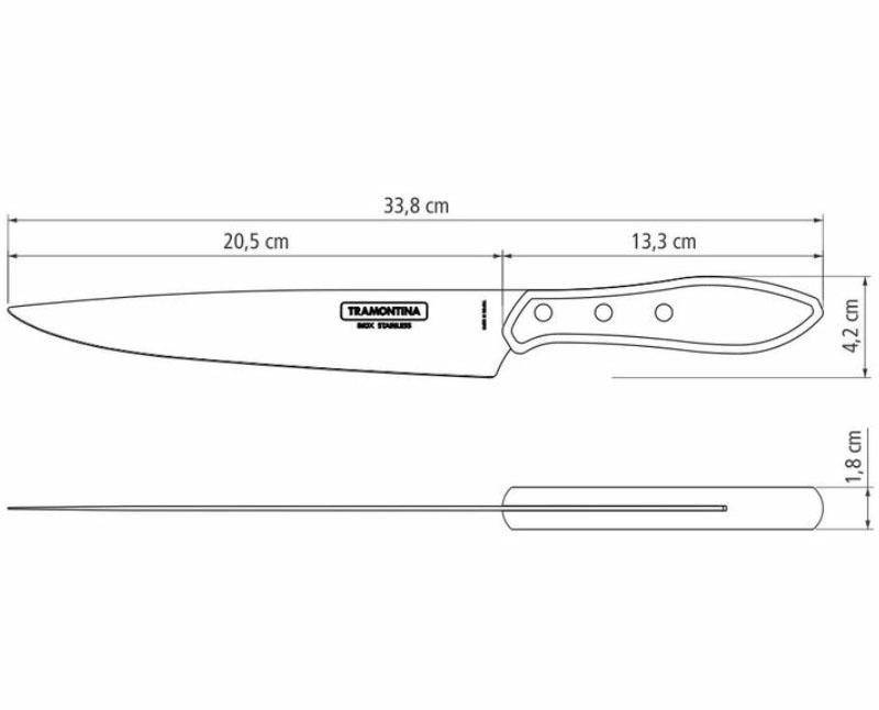 Tramontina Churrasco faragókés 8"