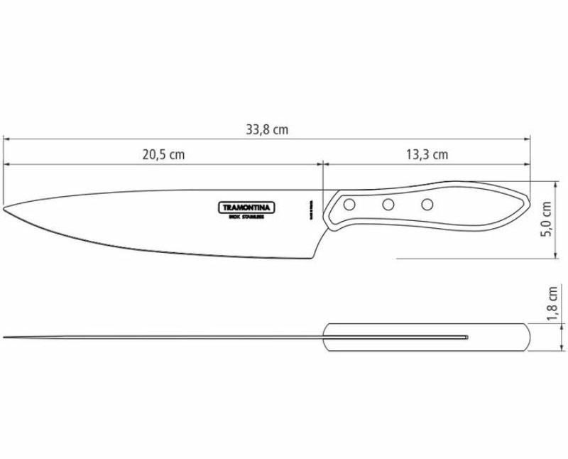 Tramontina Churrasco húskés 8"