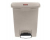 Rubbermaid Step On keskeny pedálos szemetes kuka 30 l bézs