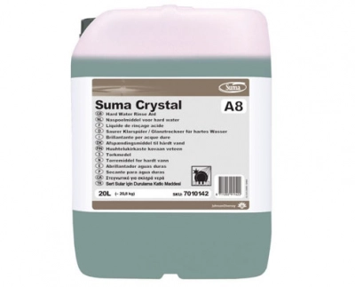 Diversey SUMA Crystal A8 Gépi öblítőszer kemény vízhez 20 l kép