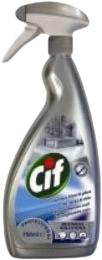 CIF rozsdamentes acél- és üvegtisztítószer 750 ml