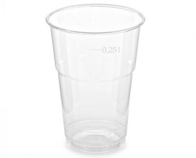 Műanyag shaker pohár 250 ml 78 mm kép