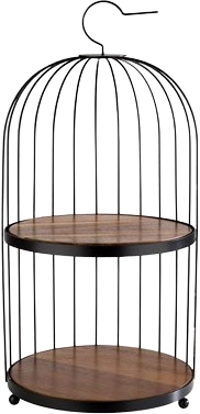 Büféállvány "Birdcage-Madárkalitka" átm. 26 cm, mag. 54 cm