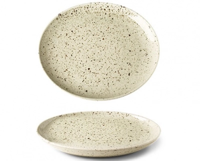 Lifestyle Natural porcelán ovális tányér 28 cm kép