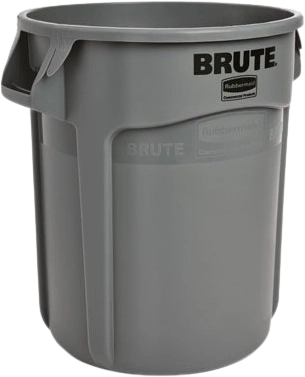 Rubbermaid Brute törhetetlen szemetes konténer, 37,9 l, szürke