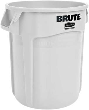 Rubbermaid Brute törhetetlen szemetes konténer, 75,7 l, fehér