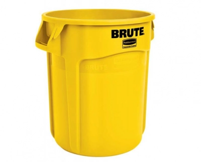 Rubbermaid Brute törhetetlen szemetes konténer, 75,7 l, sárga kép