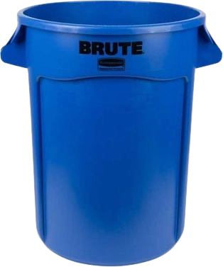 Rubbermaid Brute törhetetlen szemetes konténer, 121,1 l, kék