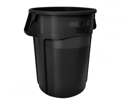 Rubbermaid Brute törhetetlen szemetes konténer, 166,5 l, fekete kép