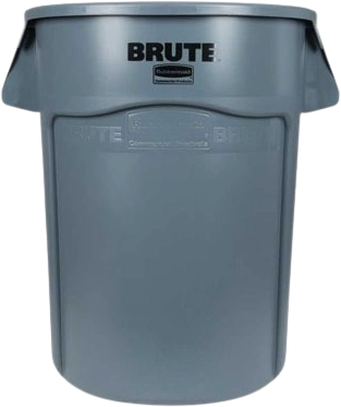 Rubbermaid Brute törhetetlen szemetes konténer, 166,5 l, szürke