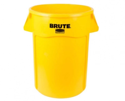 Rubbermaid Brute törhetetlen szemetes konténer, 166,5 l, sárga kép