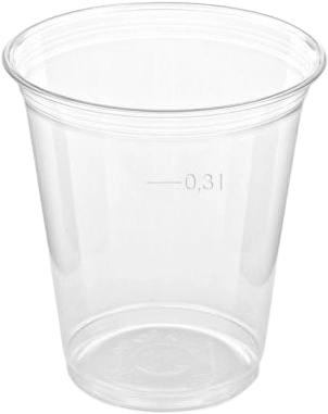 Bioműanyag shaker pohár PLA 300 ml 95 mm