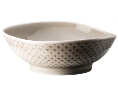 Rosenthal Junto Pearl Grey porcelán tál 15 cm kép