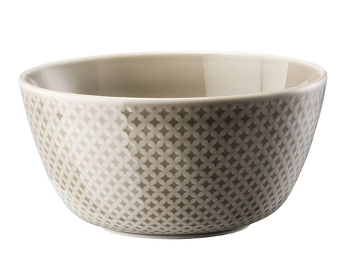 Rosenthal Junto Pearl Grey porcelán tálka 14 cm, 0,5 l