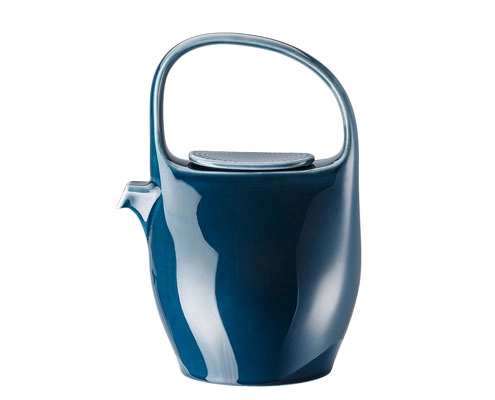 Rosenthal Junto Ocean Blue porcelán teáskanna fedővel 1,3 l